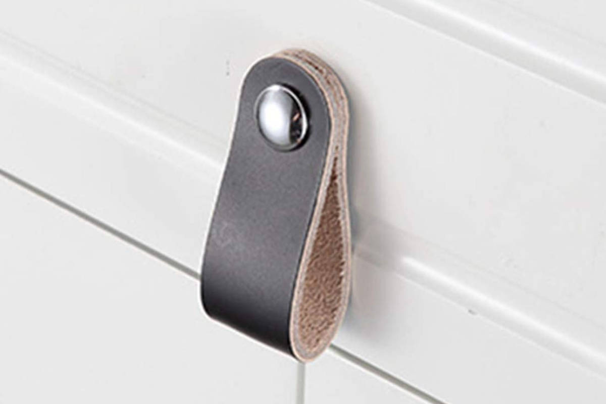 Tiradores de cuero para muebles